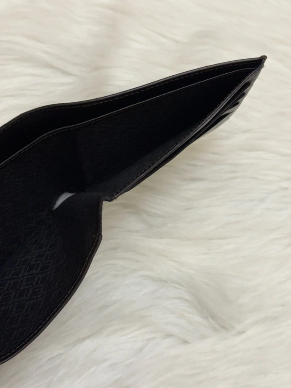 DUNHILL - BLACK SAFFIANO LEATHER MENS BIFOLD WALLET